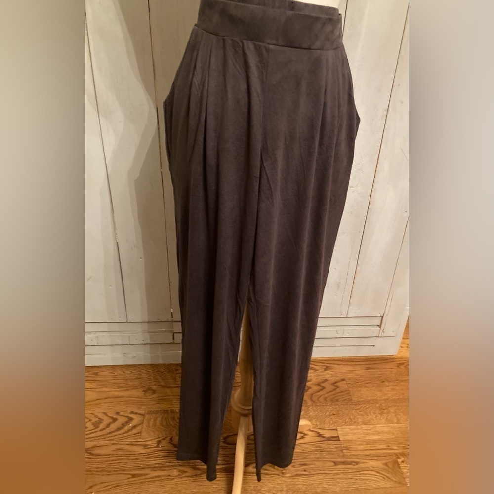 Hello Nite Washed Grey Relaxed Pull On Pants Women's‎ M